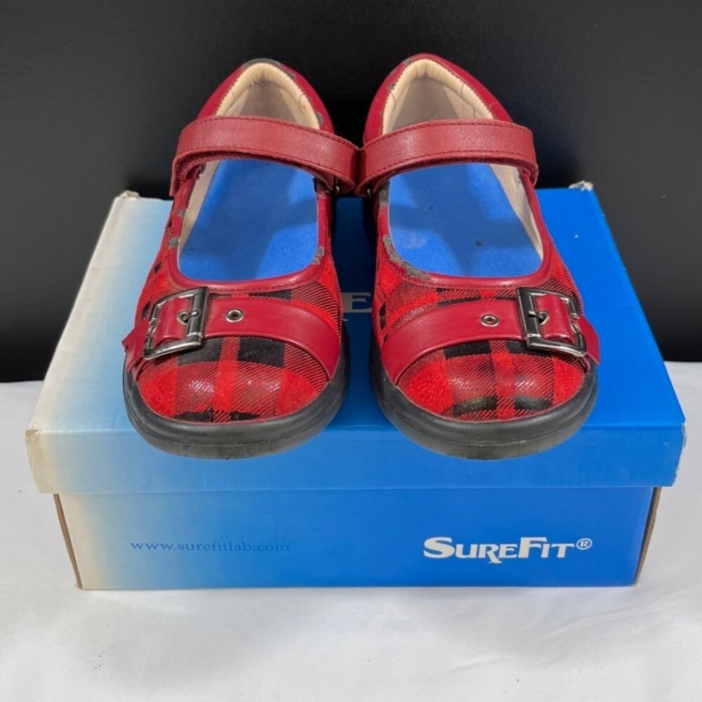 Surefit Florence Women's Red Mary Jane Shoes Size 7M SKU 5456